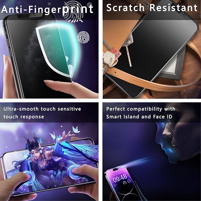 2 Pack Matte Privacy Screen Protector
