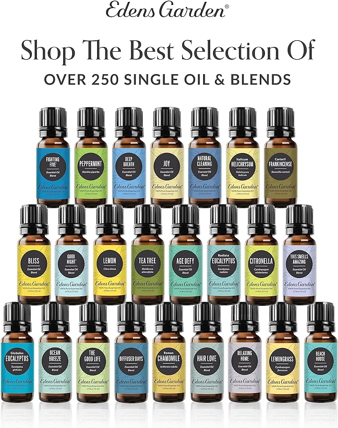 Edens Garden Essential Oils Well-Being 3 Set – 100% Pure Therapeutic Grade, Undiluted, Natural Aromatherapy for Skin, Diffusers & Home – Includes: Breathe Easier, Guardian & Lavender, 10 ml/ 3 Pack