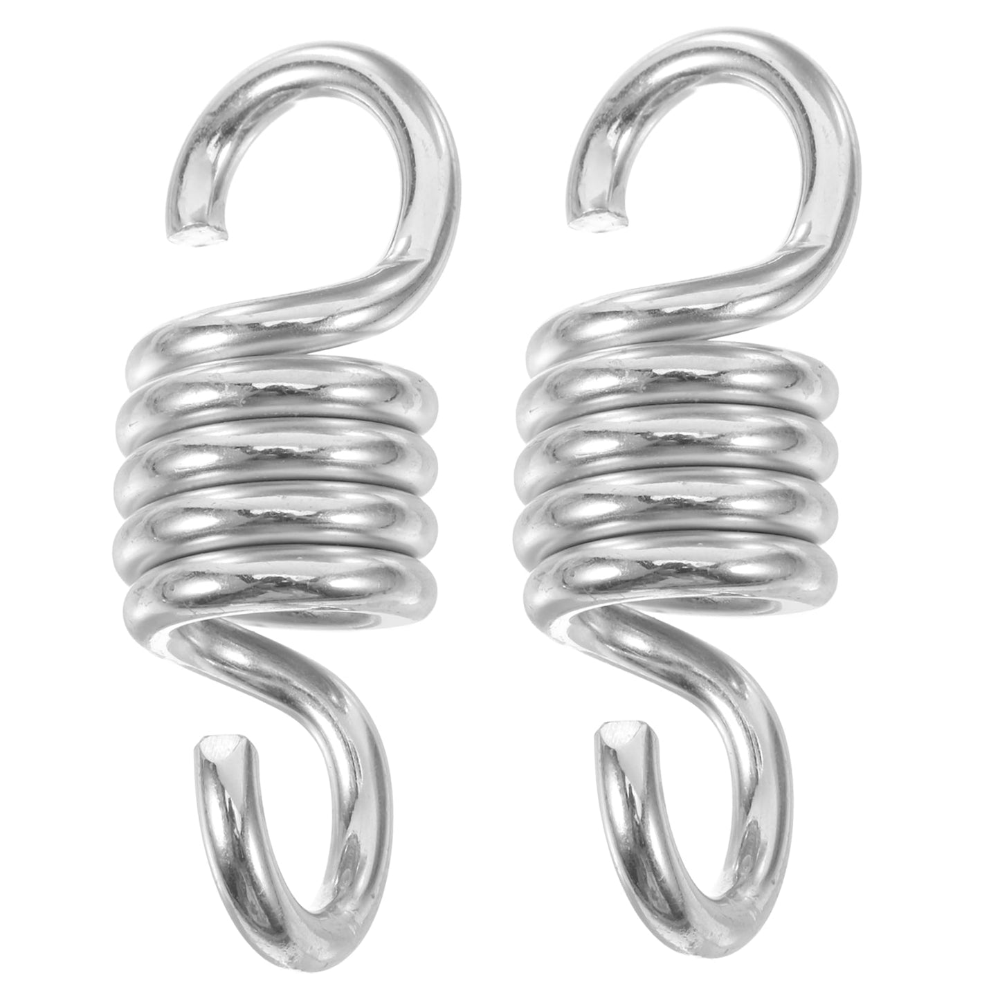 Niceauty 2Pcs Spring Hook for Hanger with Steel Design